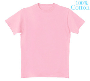 연분홍 라운드 티셔츠